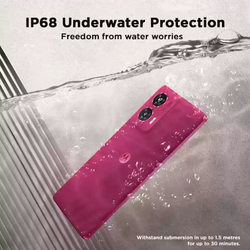 IP68 Under Water Protection and Smart Water Touch