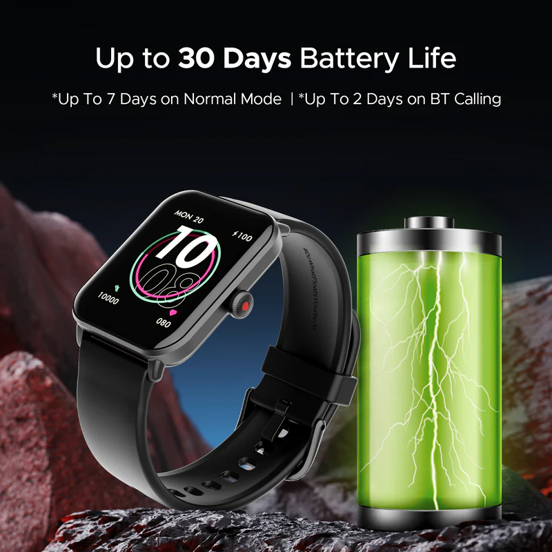 Battery Life – Charge once and Run Smoothly for up to 7 Days