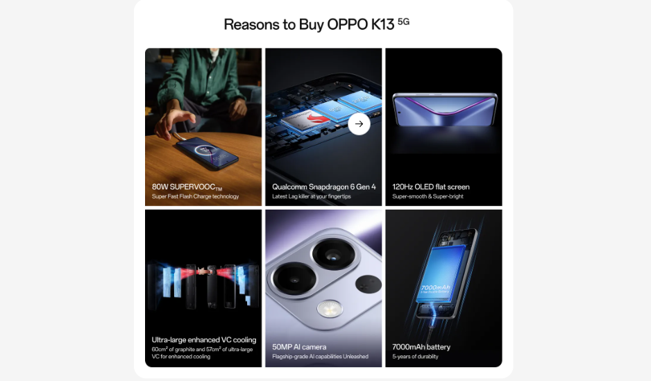 50MP AI Camera System: Clarity Like Never Before